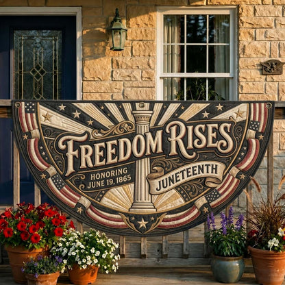 Freedom Rises Fan Flag GDTONTD342