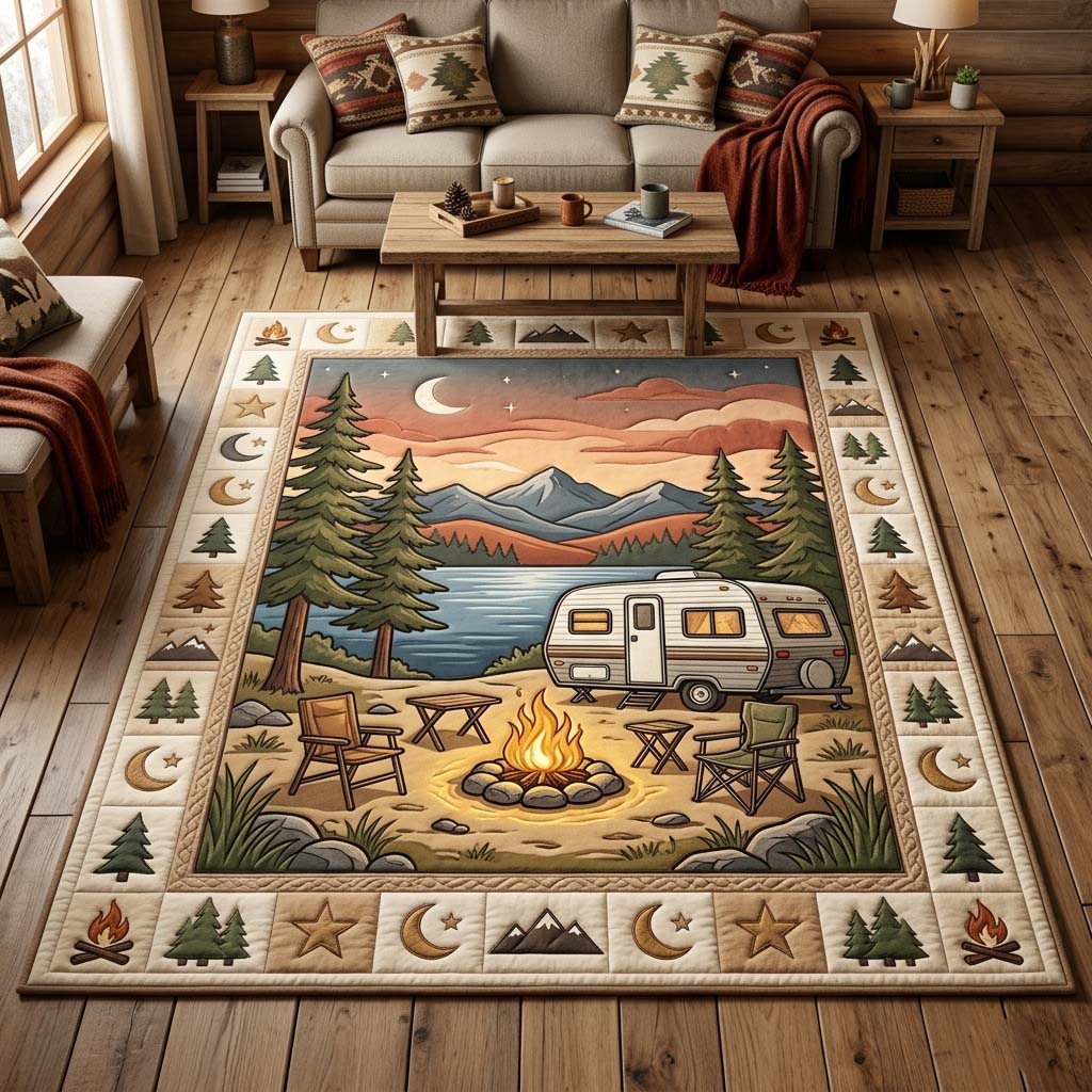 Camper Retreat Area Rug GDTONTD38