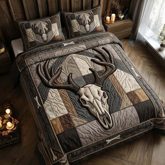 Shadow Rack 3-Piece Quilted Bedding Set GDTONTD403