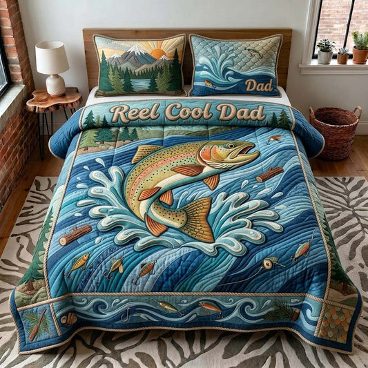 Wild River Dad 3-Piece Quilted Bedding Set GDTONTD442