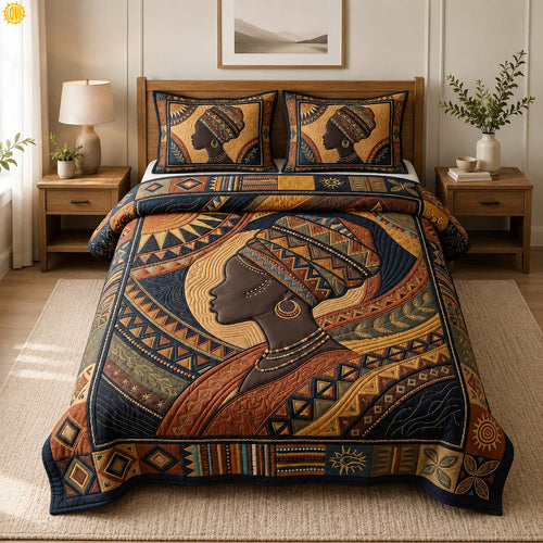 Golden Heritage Queen 3-Piece Quilted Bedding Set GDTONTD525