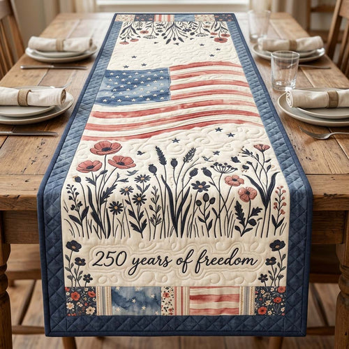 Freedom Meadow Quilted Table Runner GDTONTD53