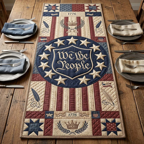 People’s Crest Quilted Table Runner GDTONTD55
