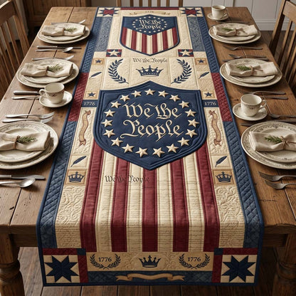 Heritage Crest Quilted Table Runner GDTONTD60