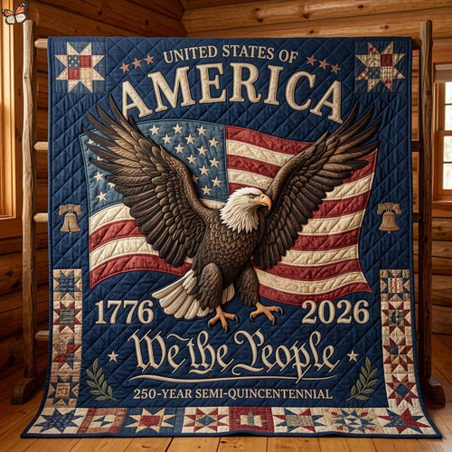 Eagle Liberty Quilted Blanket GDTONTD61