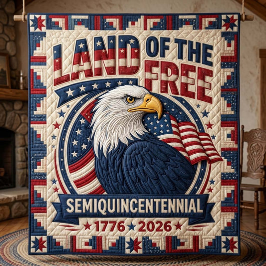 Freedom Eagle Quilted Blanket GDTONTD66
