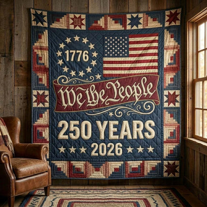 Patriot Heritage Quilted Blanket GDTONTD68