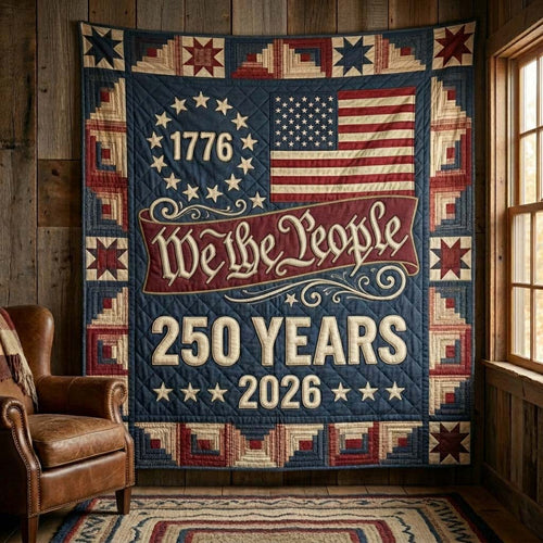 Patriot Heritage Quilted Blanket GDTONTD68