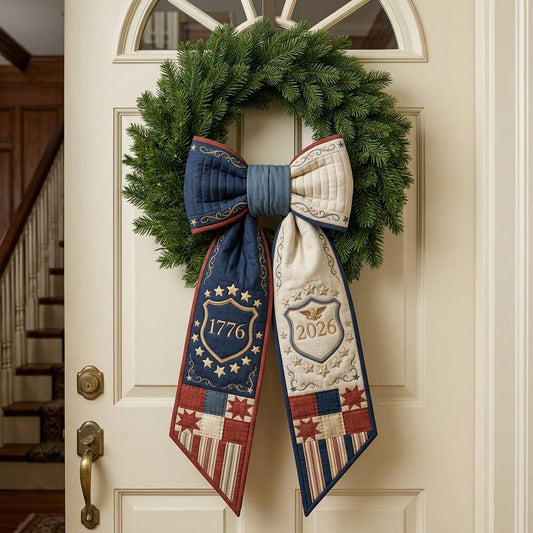 Heritage Stars Quilted Wreath Sash  GDTONTD706