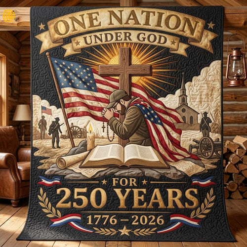 Faithful Freedom Quilted Blanket GDTONTD76