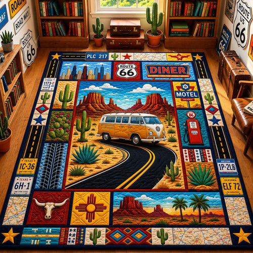 Diner Desert Drive Area Rug GDTONTD803