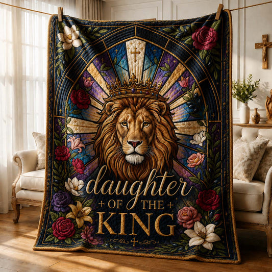 Crowned Lion Grace Quilted Blanket GDTONTD805