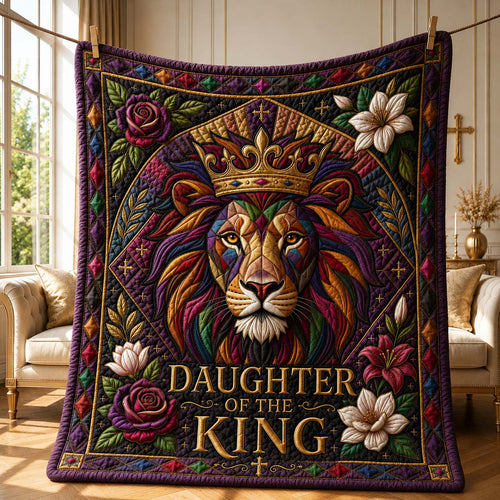 Stained Glass Daughter Quilted Blanket GDTONTD810