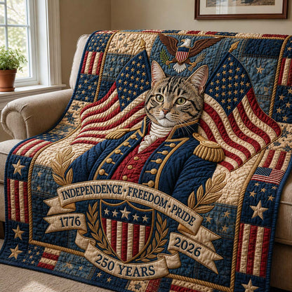 Liberty General Cat Quilted Blanket GDTONTD846