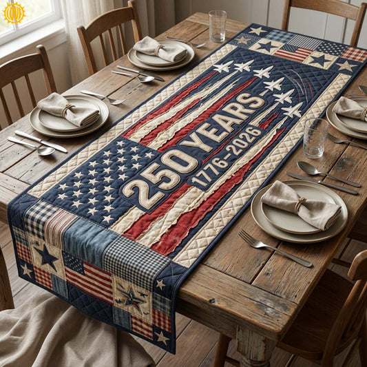 Freedom Stripes Quilted Table Runner GDTONTD85