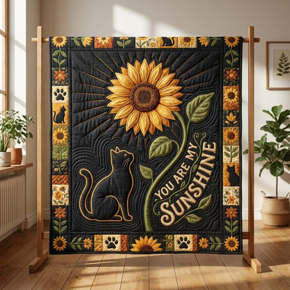 My Sunshine Kitty Quilted Blanket GDTONTD857
