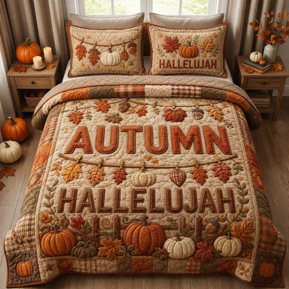 Cool Ghost Night 3-Piece Quilted Bedding Set GDTONTD905