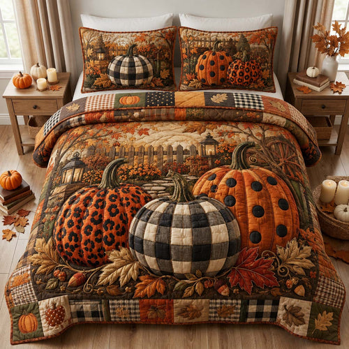 Fall For Jesus 3-Piece Quilted Bedding Set GDTONTD908