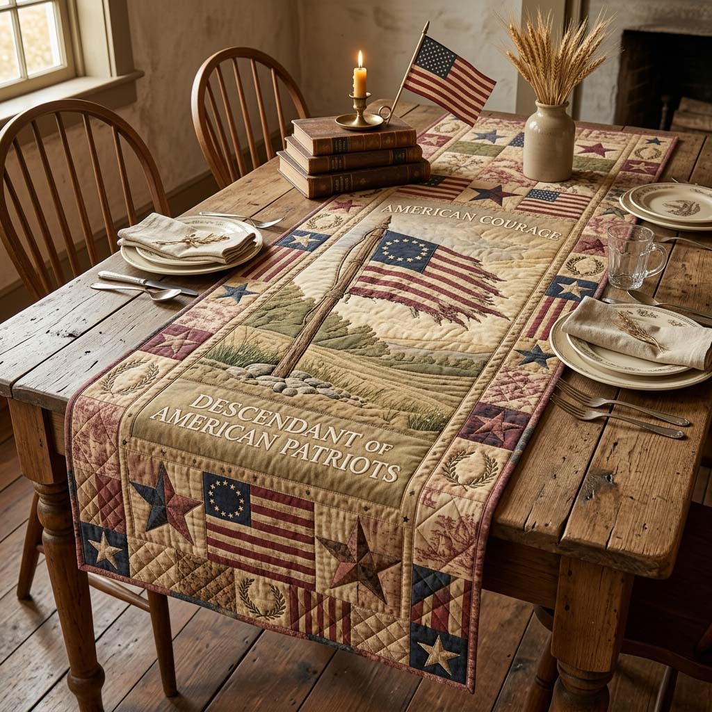Courage Legacy Quilted Table Runner GDTONTD91