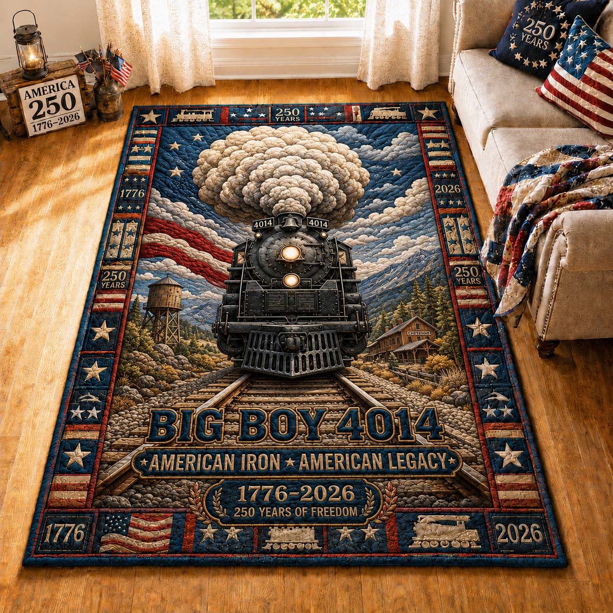 American Iron 4014 Area Rug GDTONTD933