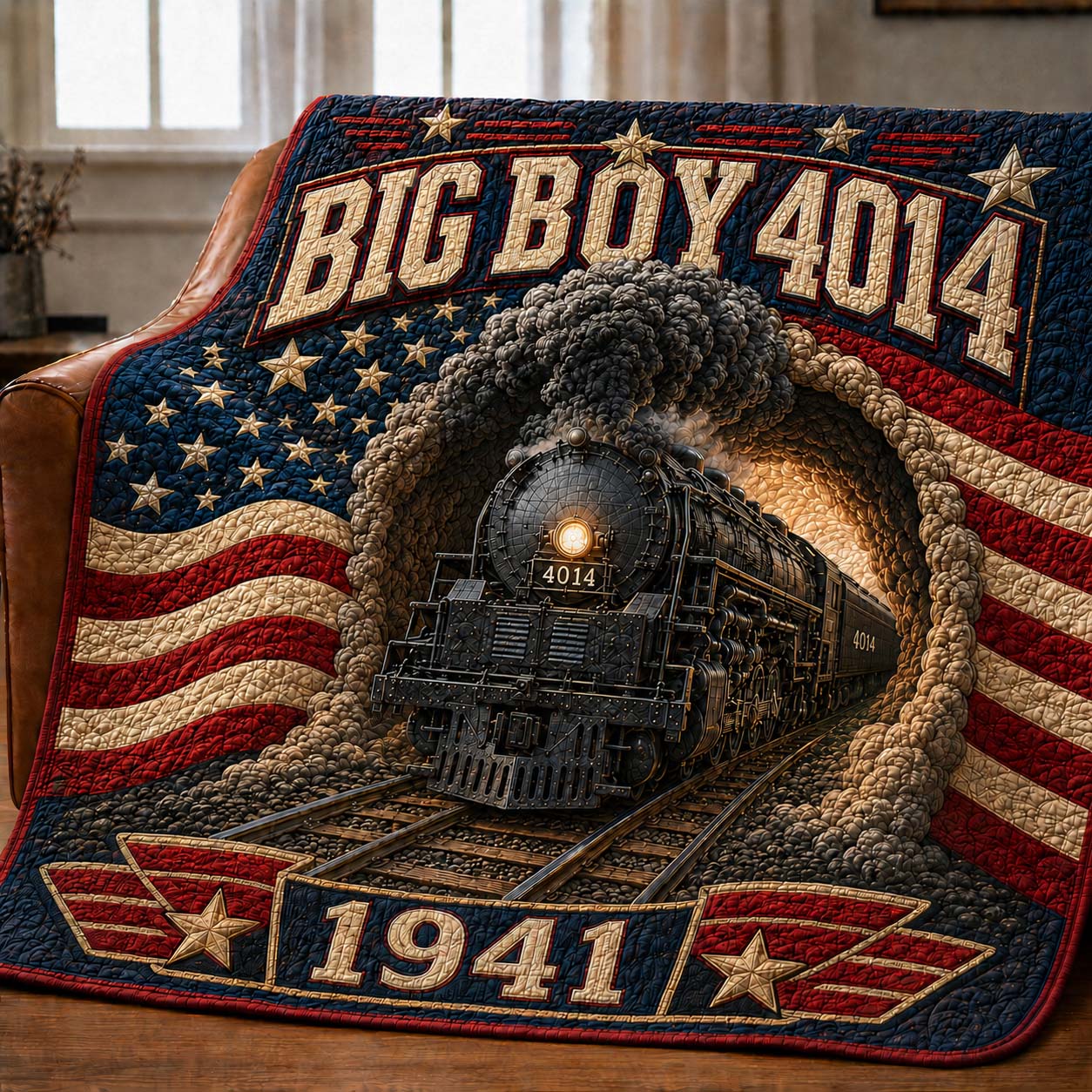 Anniversary Rail Legend Quilted Blanket GDTONTD968