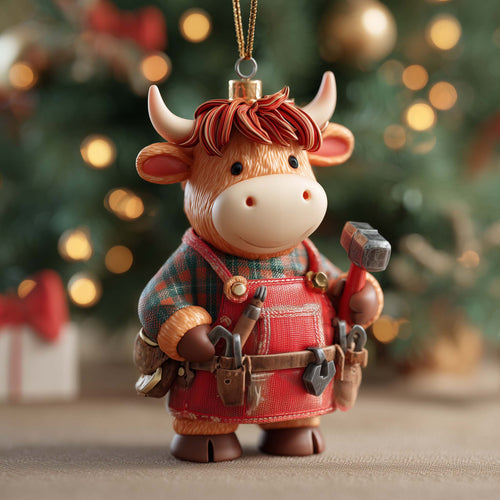 Santa Helper Christmas Mica Ornament GFSPQA157