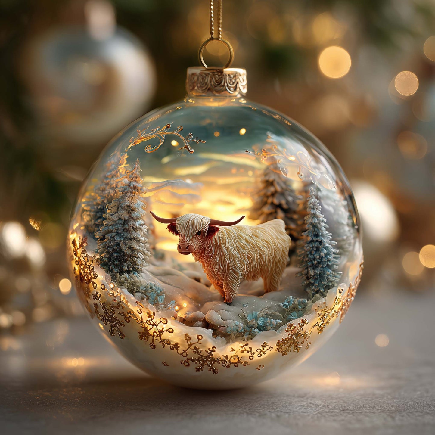 Highland Pride Christmas Mica Ornament GFSPQA161