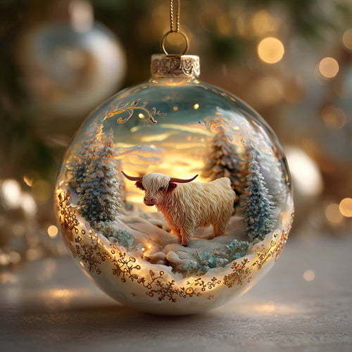 Highland Pride Christmas Mica Ornament GFSPQA161