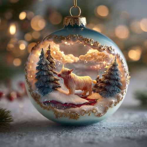 Highland Pride Christmas Mica Ornament GFSPQA162