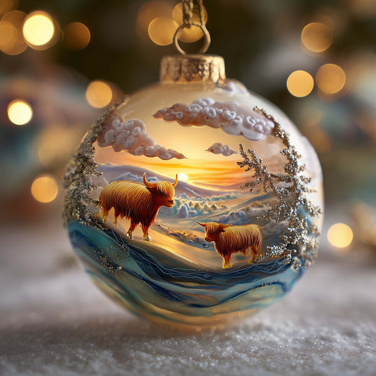 Peaceful Serenity Christmas Mica Ornament GFSPQA165