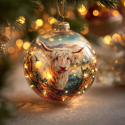 Tangled Lights Christmas Mica Ornament GFSPQA166