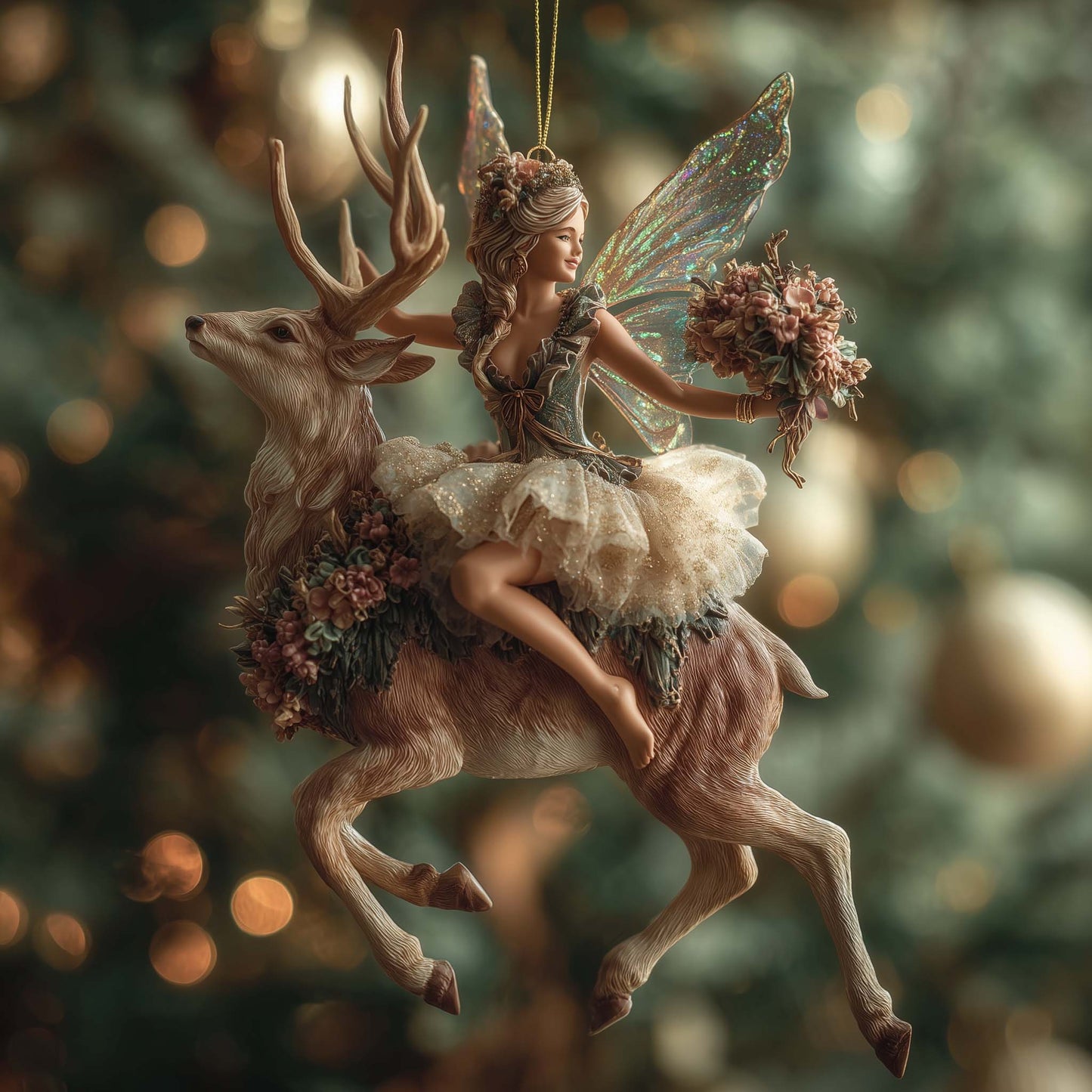 Star Flit Christmas Mica Ornament GFSPTG129