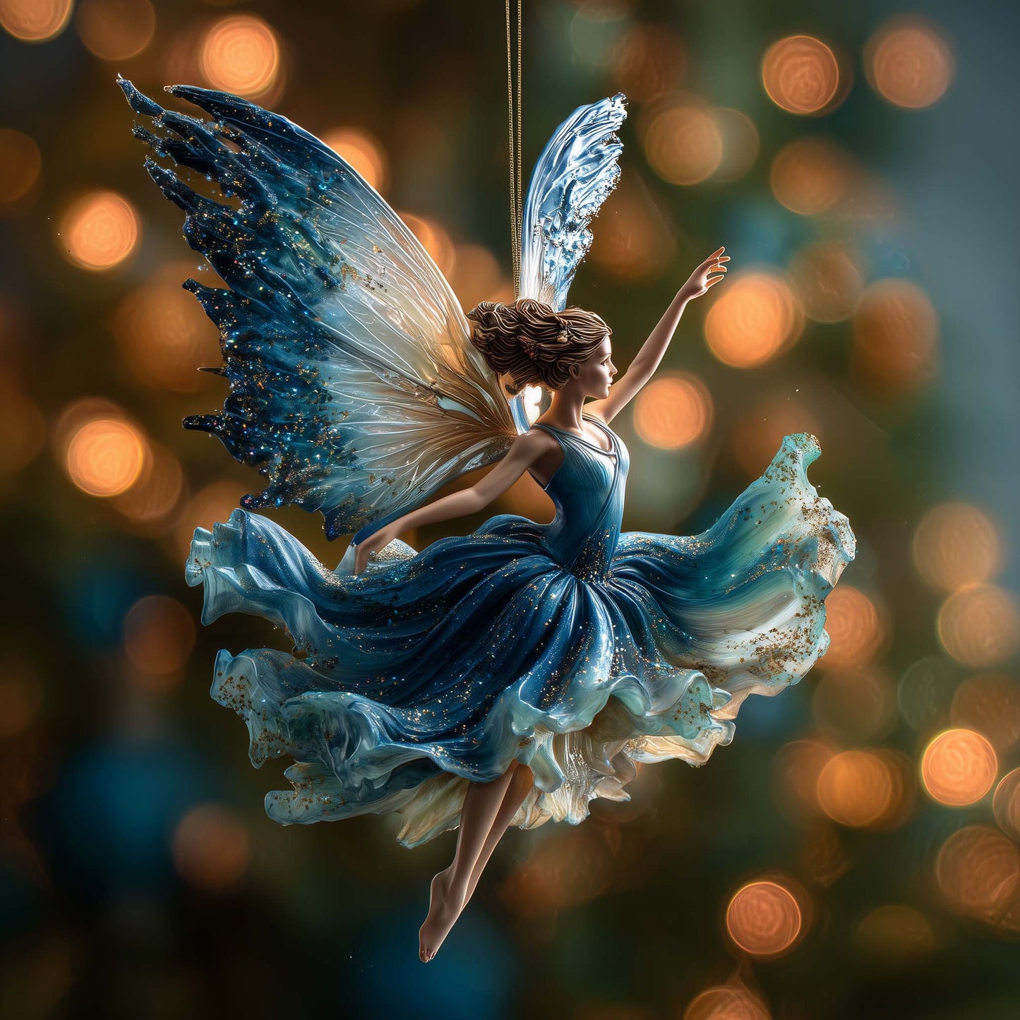 Star Flit Christmas Mica Ornament GFSPTG134