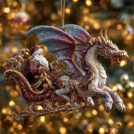 Mystic Dragon Christmas Mica Ornament GFSPTG149