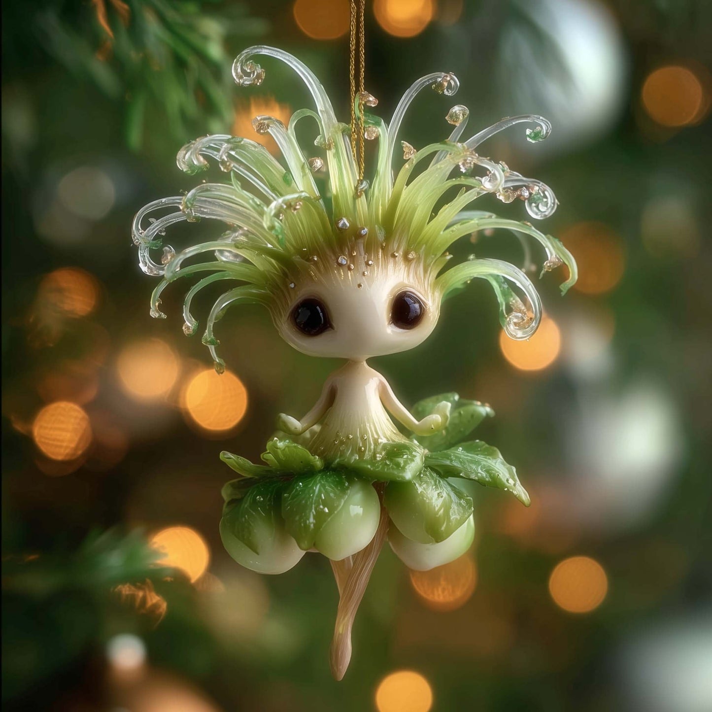 Woodland Pixie Christmas Mica Ornament GFSPTG174