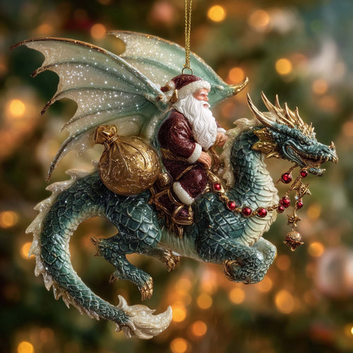 Mystic Dragon Christmas Mica Ornament GFSPTG68