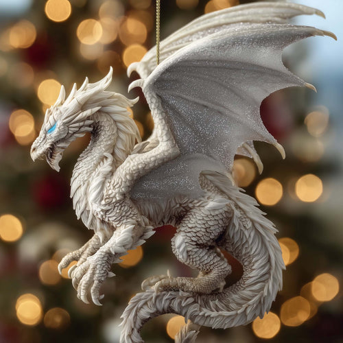 Mystic Dragon Christmas Mica Ornament GFSPTG70