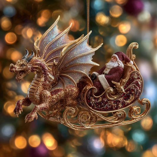Mystic Dragon Christmas Mica Ornament GFSPTG72