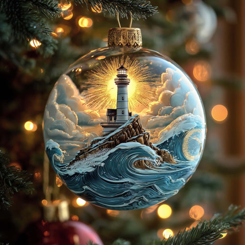 Beacon Glow Christmas Mica Ornament GFSPTG77