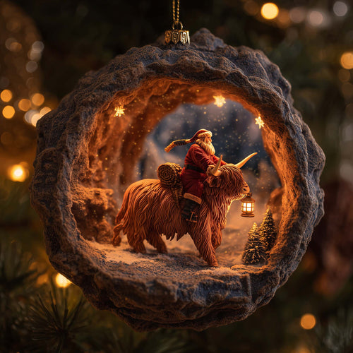 Highland Charm Christmas Mica Ornament GFSPYC119