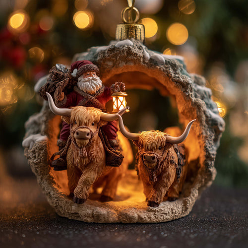 Highland Charm Christmas Mica Ornament GFSPYC121