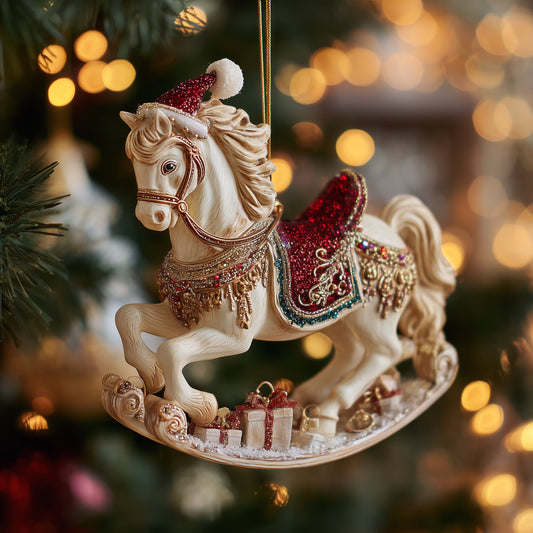 Christmas Horse Christmas Mica Ornament GFSPYC123