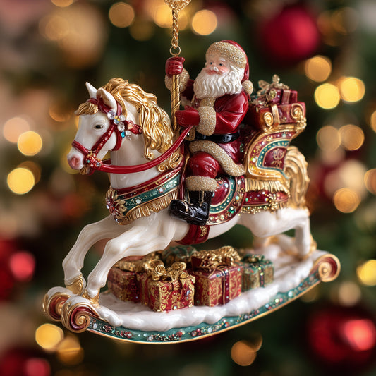 Christmas Horse Christmas Mica Ornament GFSPYC126