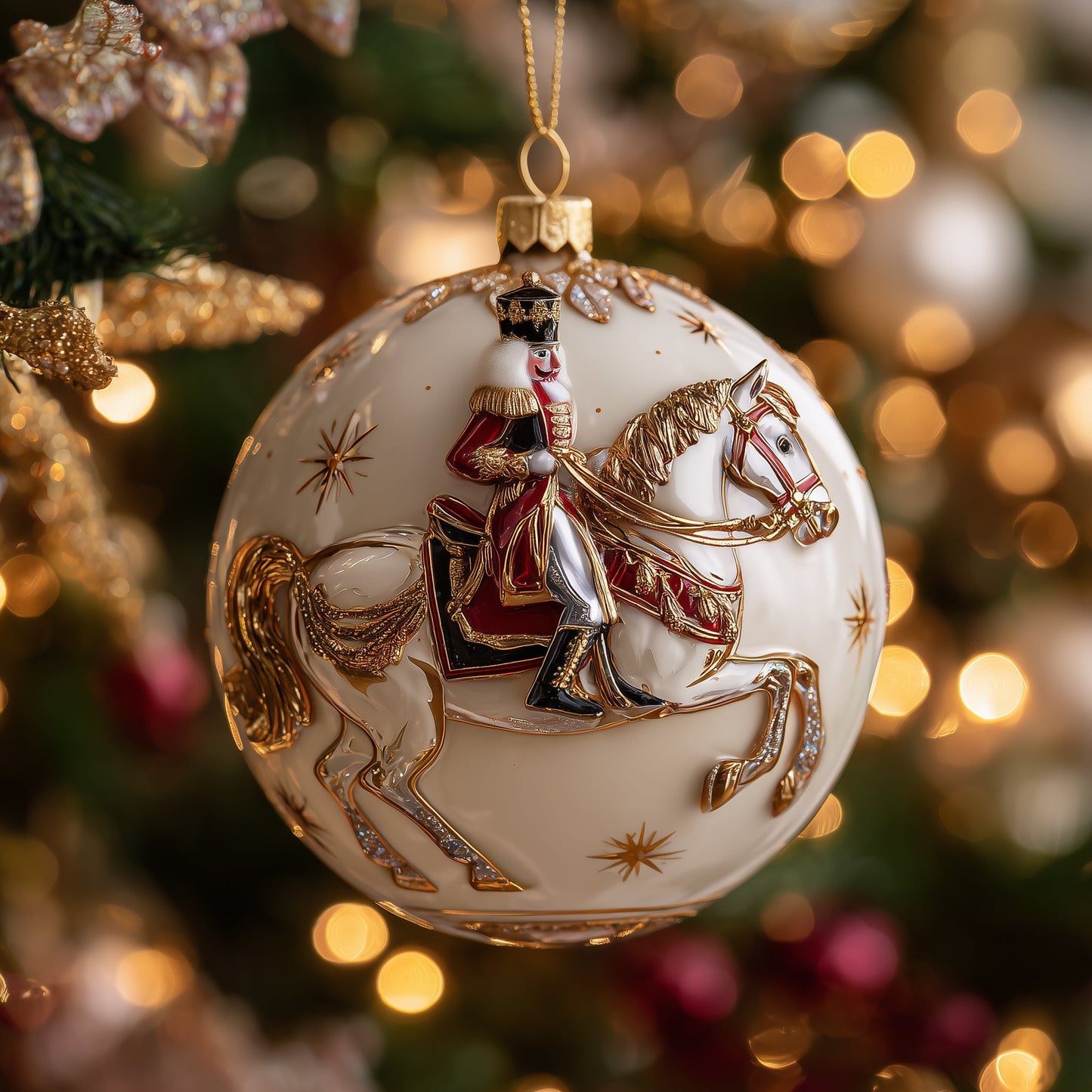 Christmas Horse Christmas Mica Ornament GFSPYC127