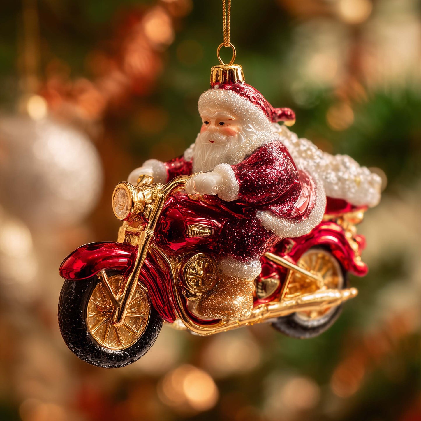 Jolly Engine Christmas Mica Ornament GFSPYC166