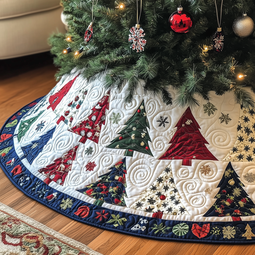Christmas Tree Quilted Tree Skirt GFTOAB1685