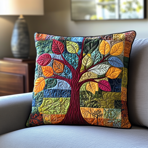 Tree Of Life Quilted Pillow Case GFTOAB2385