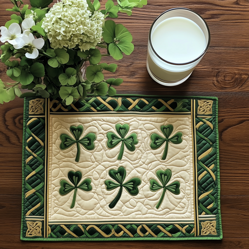 Irish Shamrock Quilted Placemat GFTOAB2413