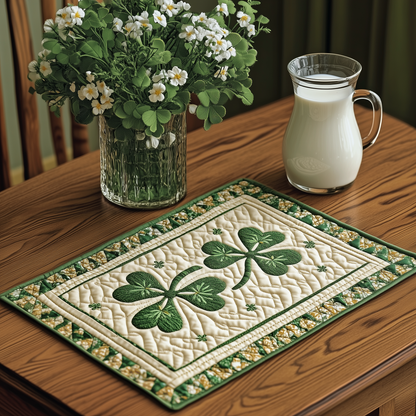 Irish Shamrock Quilted Placemat GFTOAB2417