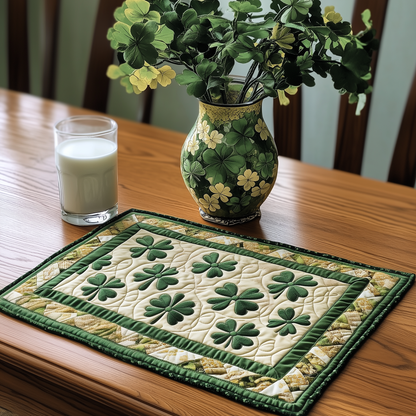 Irish Shamrock Quilted Placemat GFTOAB2418